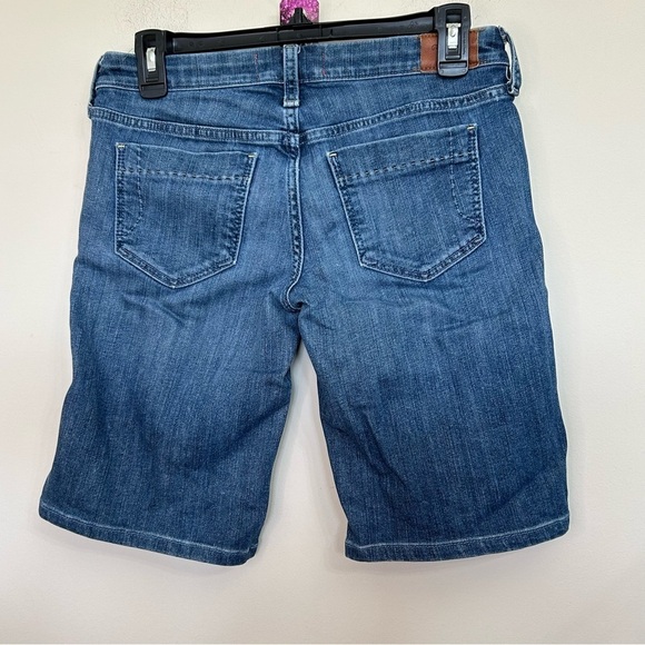 Anthropologie Holding Horses Denim Bermuda Shorts Size 25 - Picture 3 of 4
